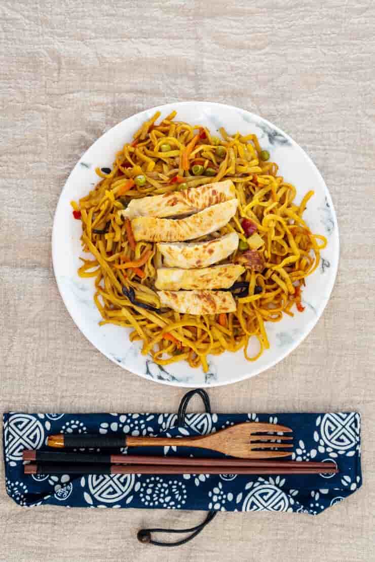 تصویر 4 از قیمت نودل مرغ و قارچ با کیفیت ارزان + خرید عمده